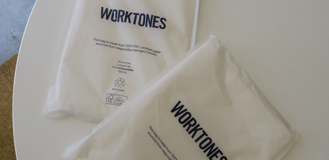 Worktones Transition To Plastic-Free Product Bags